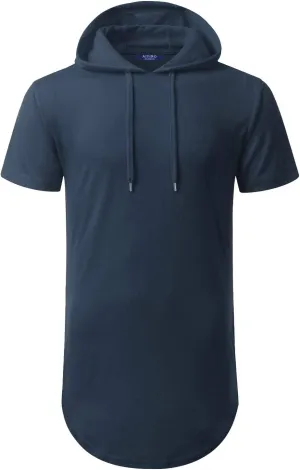 Aiyino Men's S-5X Short Sleeve Fashion Athletic Hoodies Sport Sweatshirt Hip Hop Pullover