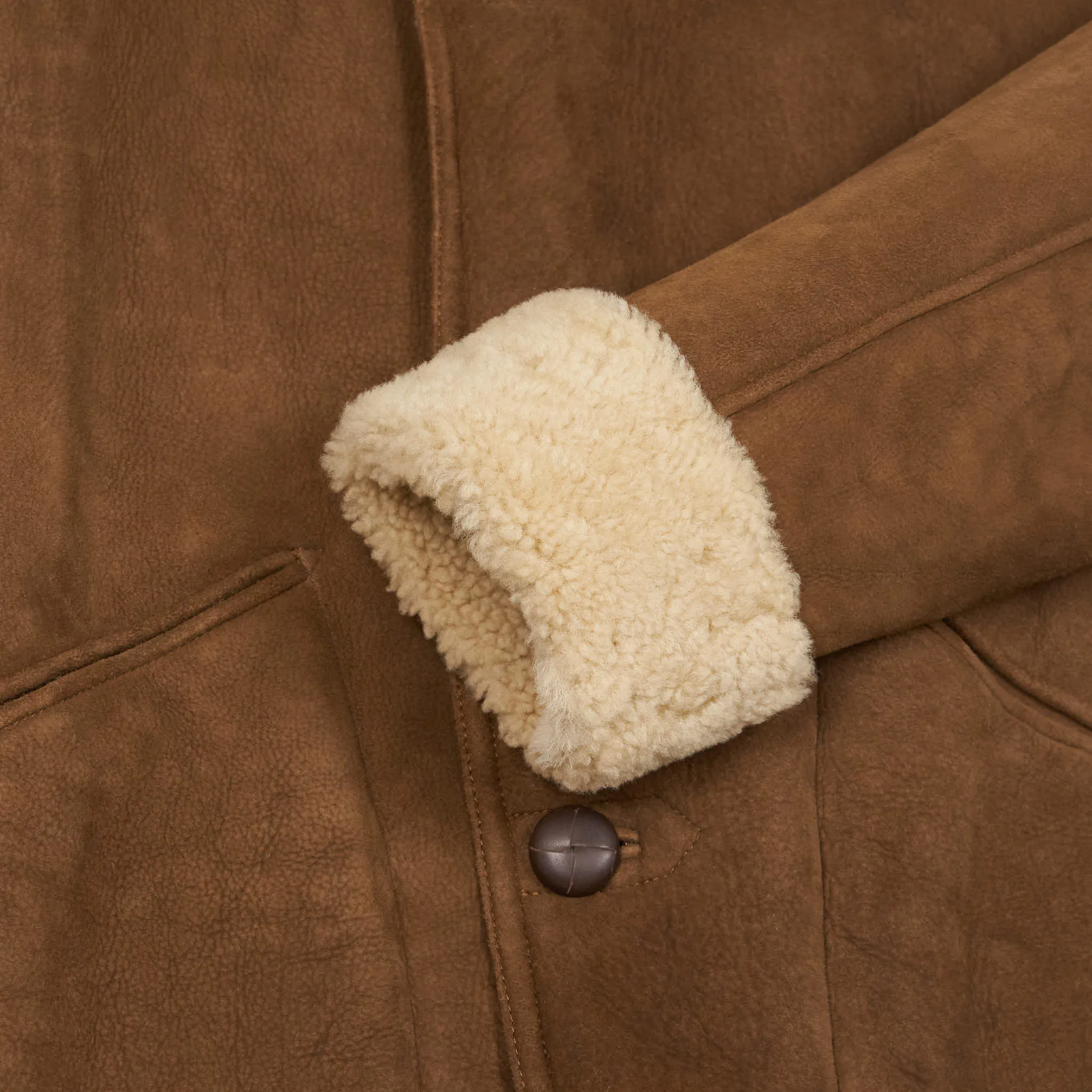 Belstaff Shearling Leather Coat