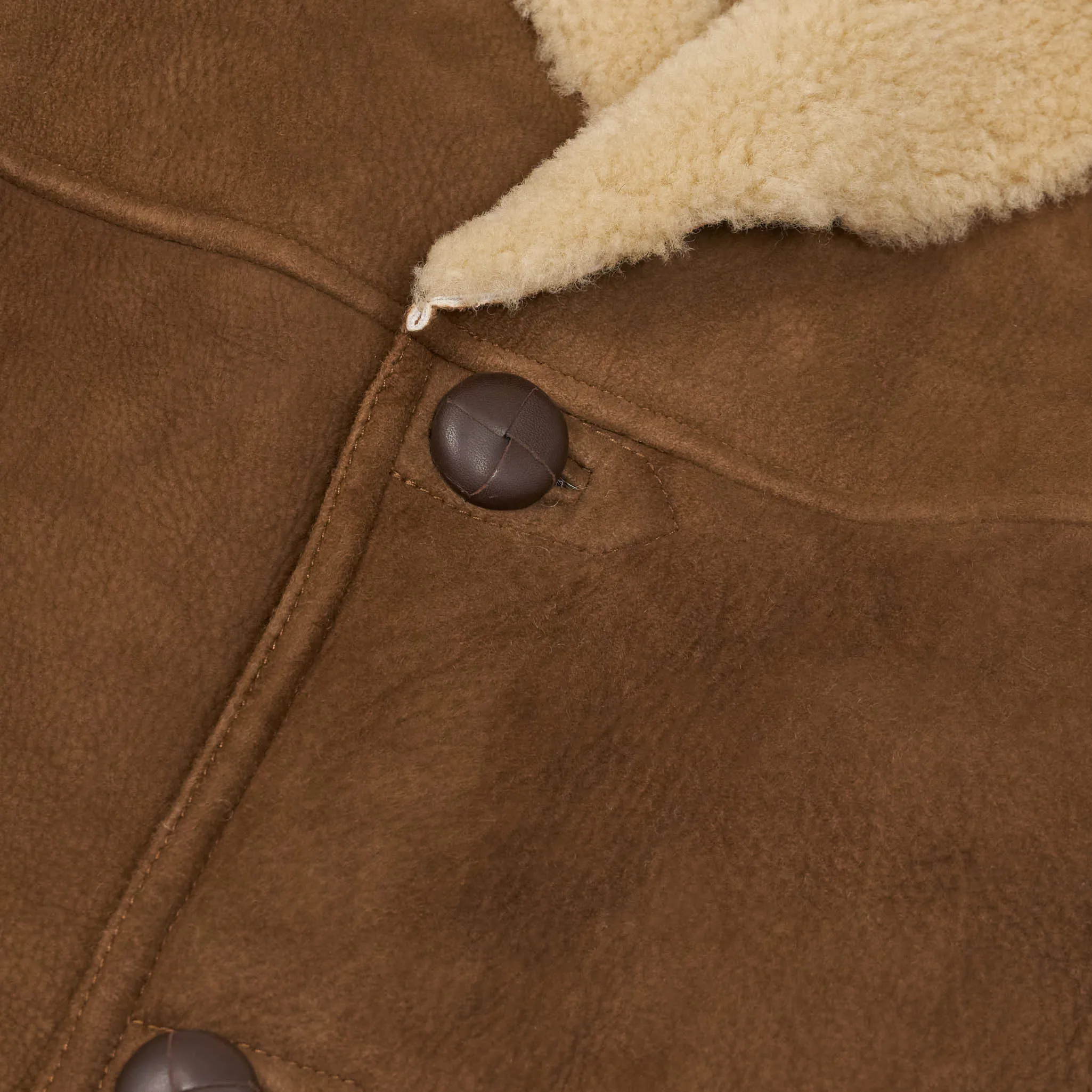 Belstaff Shearling Leather Coat