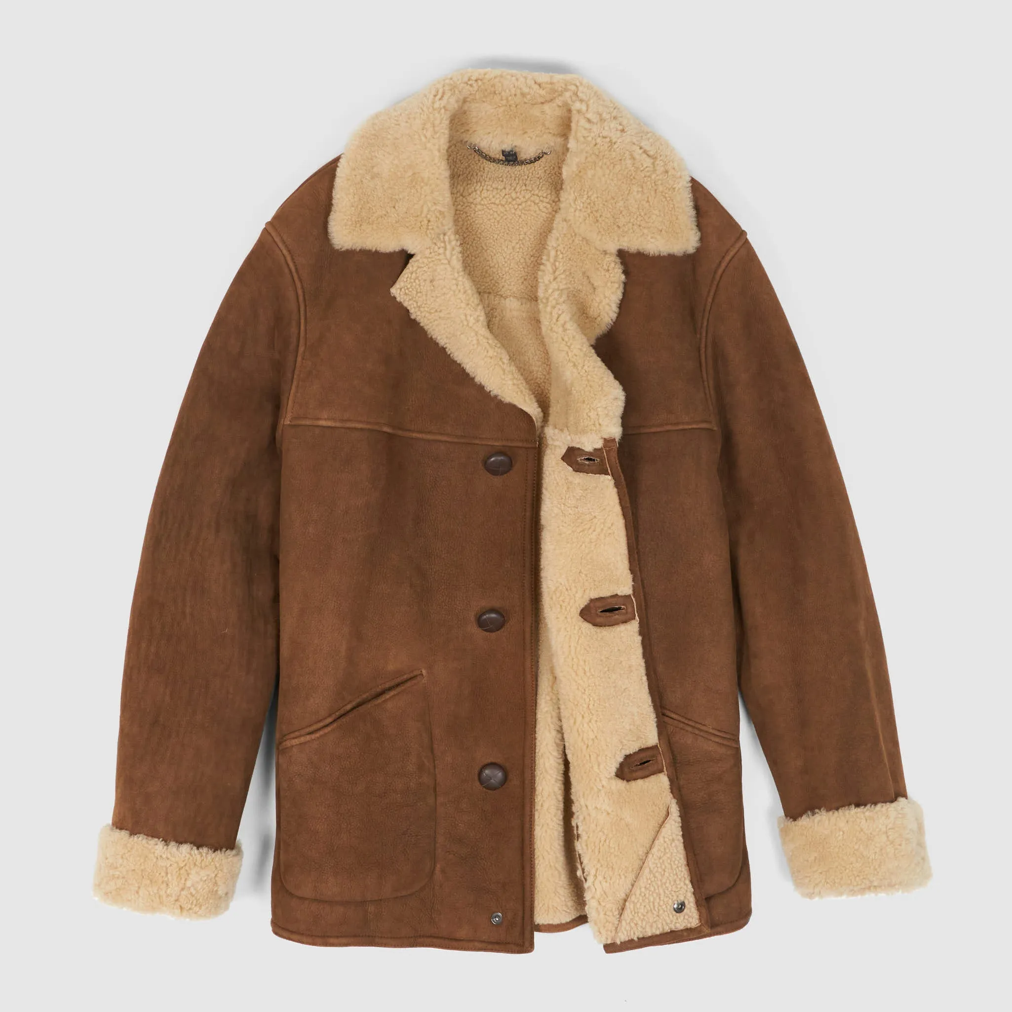 Belstaff Shearling Leather Coat