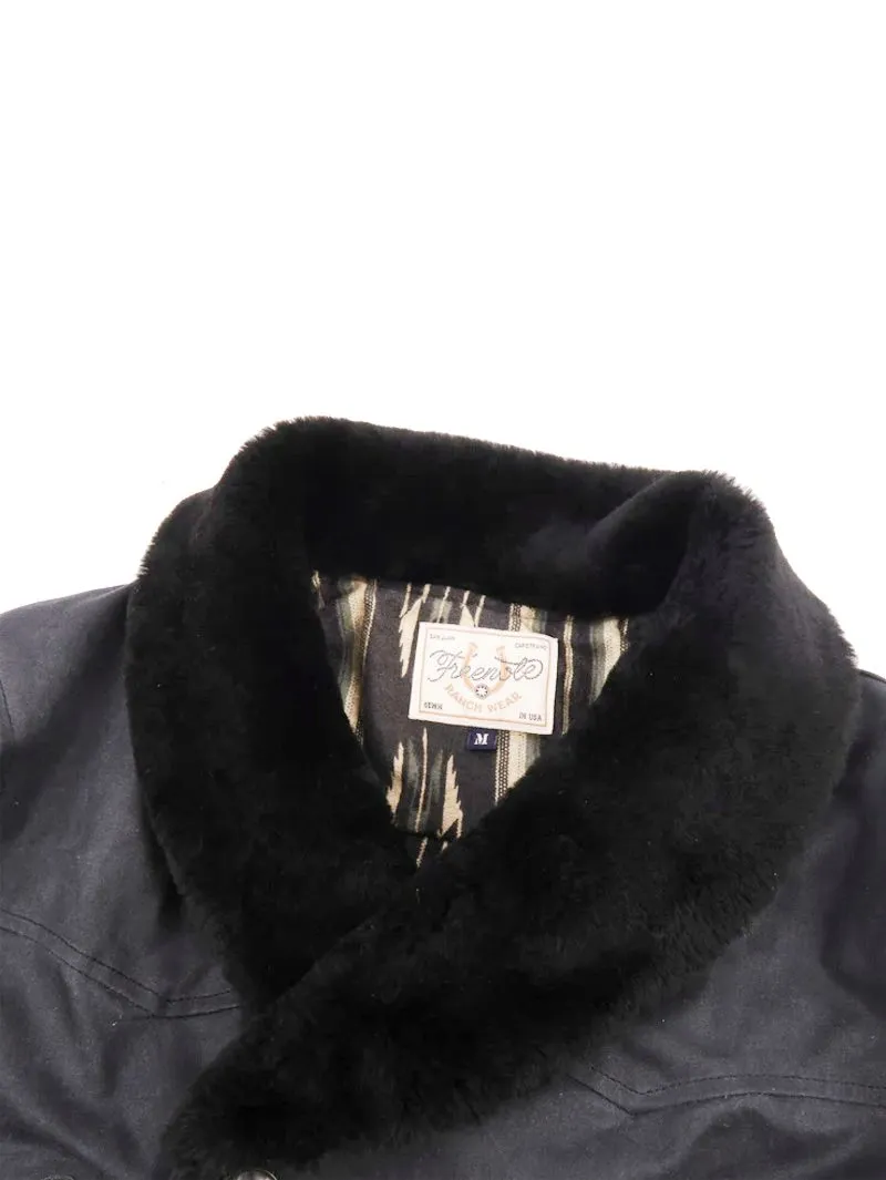 Freenote Cloth Tollgate Waxed Canvas Black