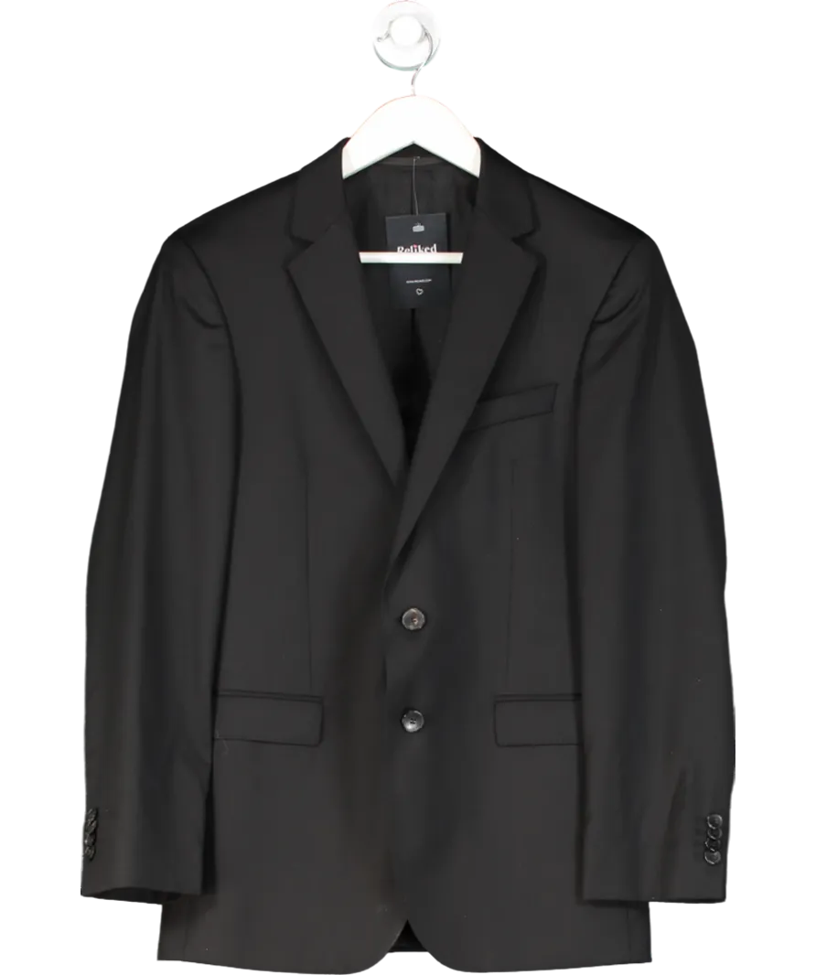 HUGO BOSS Black Guabello Super 120 Single Breasted Blazer UK 36" CHEST