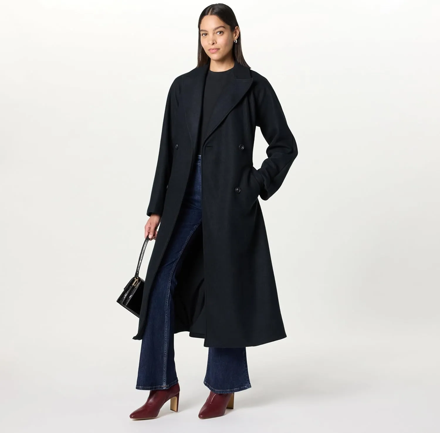 The Drop Women's Jessy Elongated Overcoat