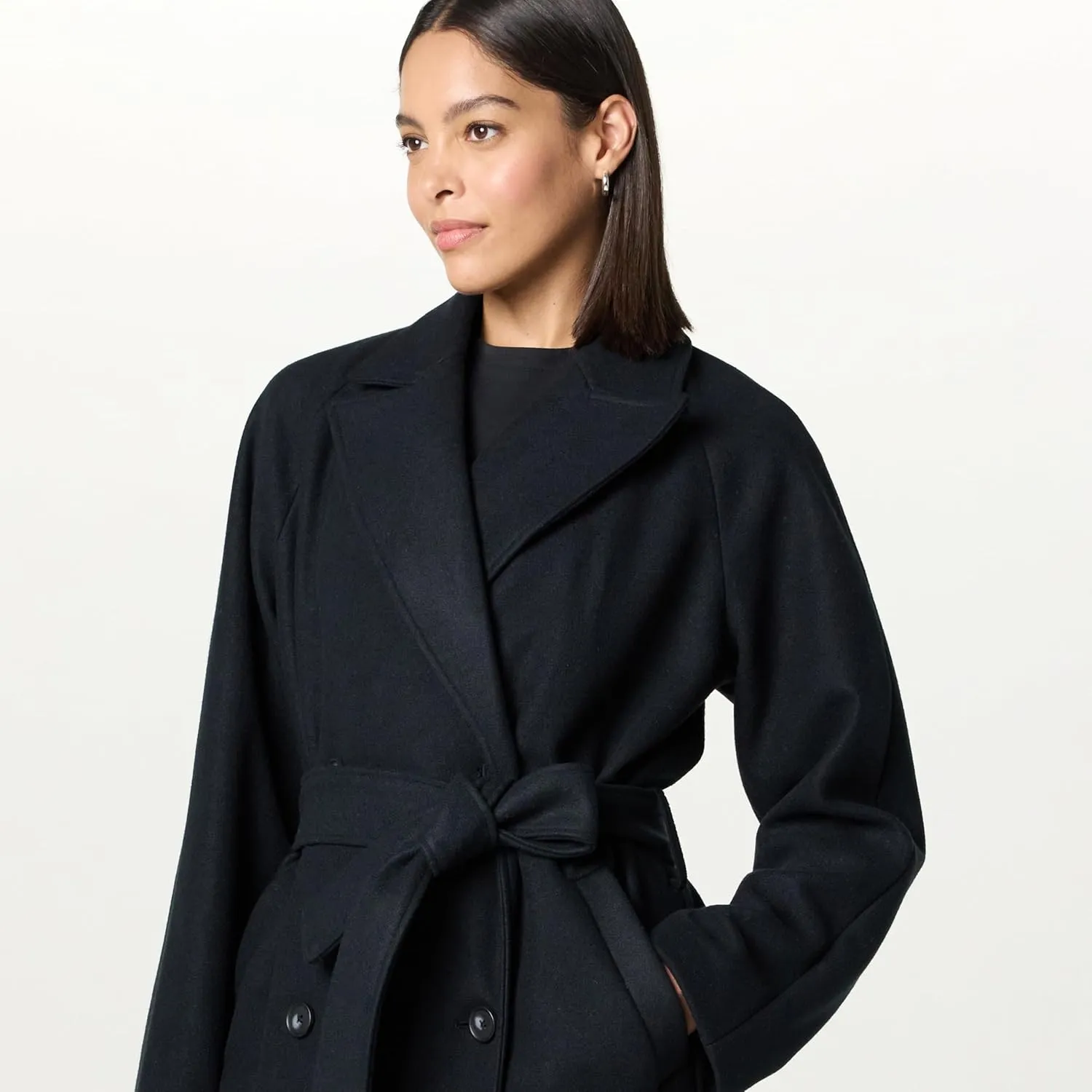 The Drop Women's Jessy Elongated Overcoat