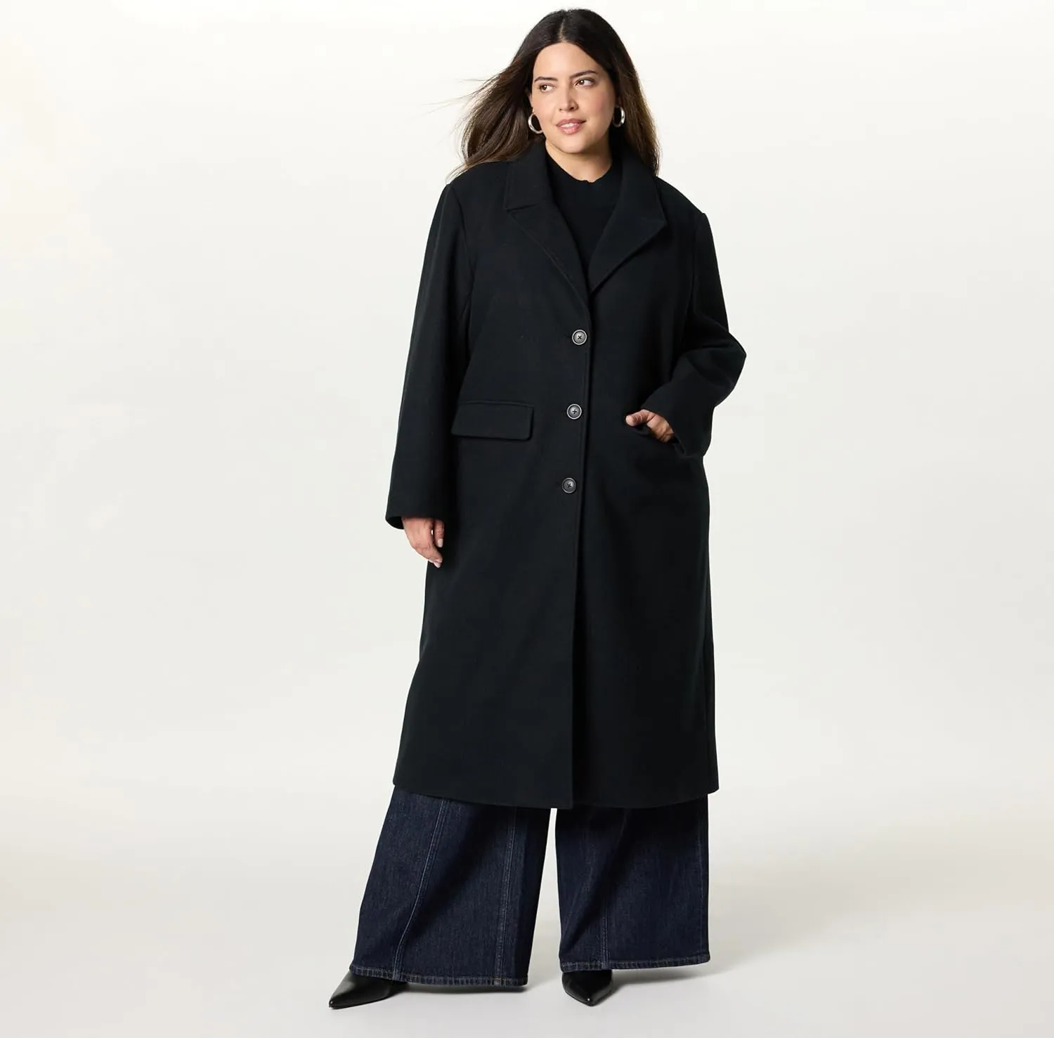 The Drop Women's Jessy Elongated Overcoat