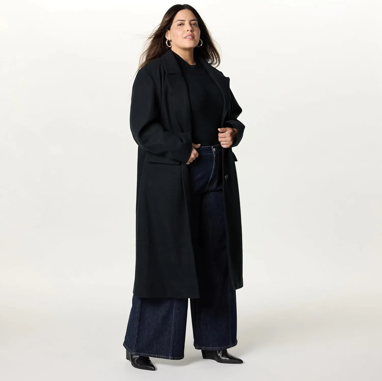 The Drop Women's Jessy Elongated Overcoat