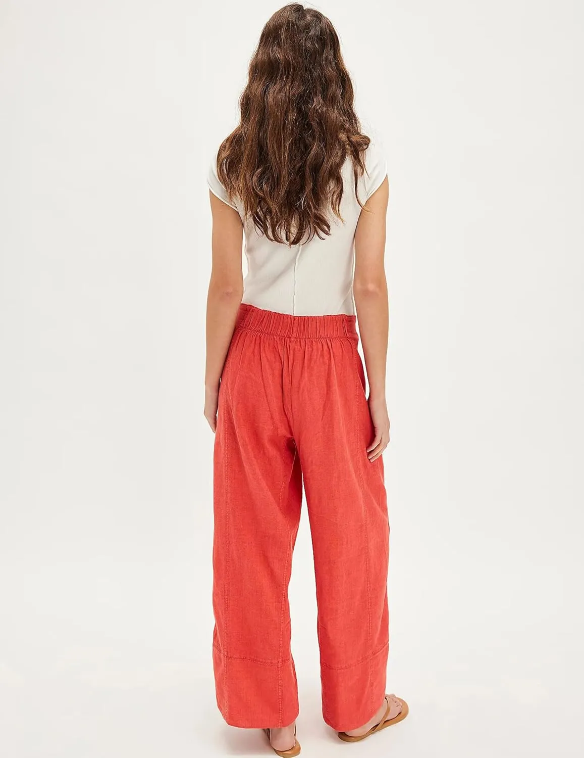 Womens Hudson Canyon Pants Side Striped Sweatpants Drawstring Waist High Rise Pant Trousers with Pockets