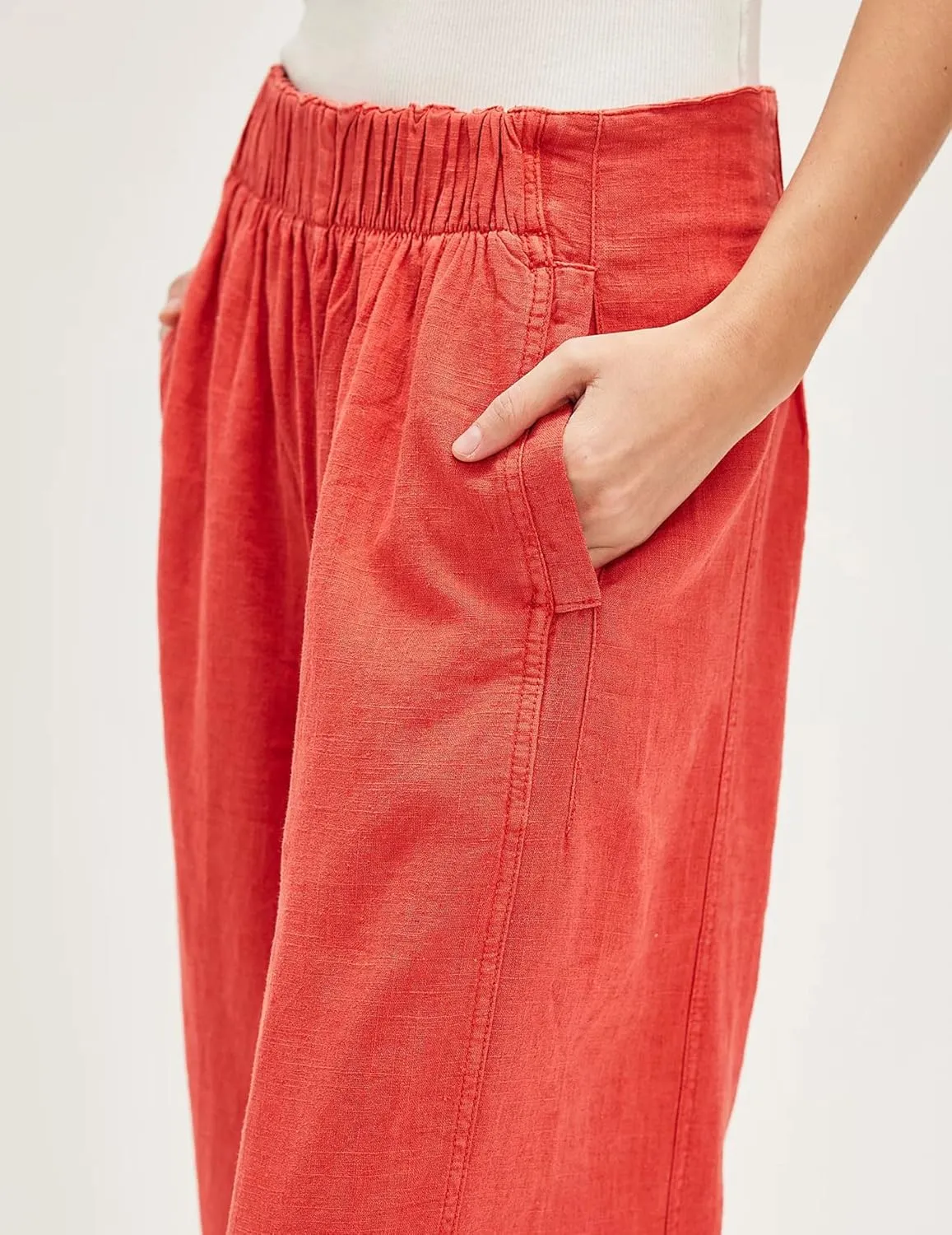 Womens Hudson Canyon Pants Side Striped Sweatpants Drawstring Waist High Rise Pant Trousers with Pockets